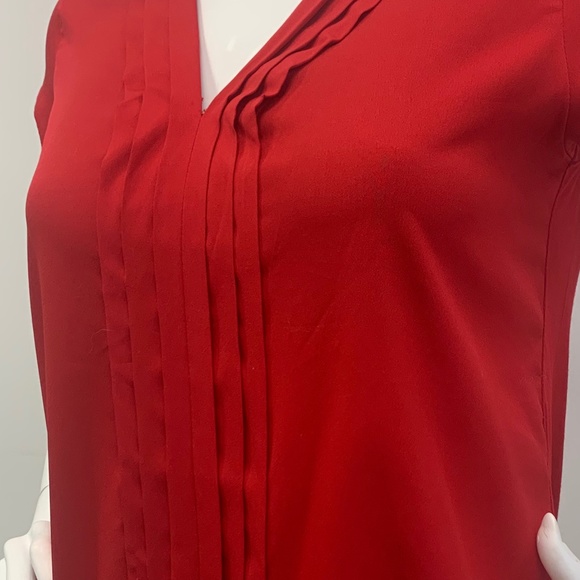 Tommy Hilfiger red dressy top - Picture 4 of 7